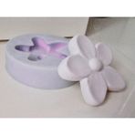 Morlalem 8,3cm Çiçek Silikon Kalıp K-1387, Polyester Alçı Mum Kokulu Taş Sabun Kalıbı