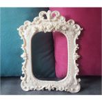 Morlalem Gül Kabartmalı 24CM Çerçeve Silikon Kalıp K-195, Kokulu Taş Polyester Reçine Alçı Mum Kalıbı