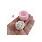 morlalem m 3,3cm Gül Çiçek Tomurcuğu Silikon Kalıp K-1476, Polyester Taş Tozu Sabun Alçı Mum Kalıbı