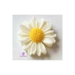morlalem m 5,8cm Papatya Çiçek Silikon Kalıp , Taş Tozu Polyester Reçine Sabun Alçı Mum Kalıbı K-1248