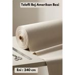 Morlay Ham Bej Kumaş – Amerikan Bezi – Punch & Astar Kumaşı – Kırlent, Runner, Masa Örtüsü, Döşemelik
