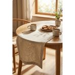 Morlay LINEN | Organik Ham Keten Runner Naturel 40 x 110 Cm