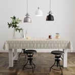 Morlido Masa Örtüsü Yıkanabilir Hijyenik Müşamba Masa Örtüsü - 140 x 180 cm - Kahverengi