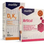 Morlife Mor Life Articul & Mor Life D3K2 Damla Ikili Set