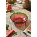 morlimon Melix 3 Adet Karpuz Formlu 15 Cm Cam Çerezlik & Sosluk Sunum Tabağı