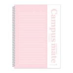 Morning Glory 1200 Çizgili Defter 21,5X15 cm Pembe 10250-89013