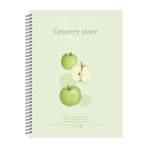 Morning Glory 1500 Çizgisiz Defter 25,4X18,4 cm Elma 14000-88975 - Çok Renkli