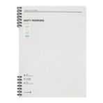 Morning Glory 4500 Çizgili Defter 26X19 cm Gri 11210-89096