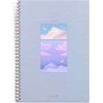 Morning Glory 4500 Çizgili Defter 26X19 cm Mor 11131-88965