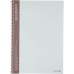 Morning Glory 5000 Trendy Çizgili Defter 25,6X18,4 cm Gri 10250-84484