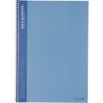 Morning Glory 5000 Trendy Çizgili Defter 25,6X18,4 cm Mavi 10250-84484