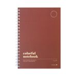 Morning Glory 8000 Çizgili Defter 26,2X19 cm Bordo 11131-88897