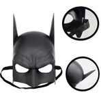 Morotonom Siyah Renk Çocuk Boy Arkadan Lastikli Batman Maskesi A Kalite 20x14 Cm