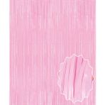 Morotonom Soft Pembe Püsküllü Kapı Perdesi - Parti, Baby Shower, Cinsiyet Partisi 1x2 M