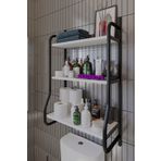 Morpanya Elony Klozet Üstü Düzenleyici Raf Banyo Düzenleyici Raf Klozet Üstü Raf Banyo Raf Dolap Ny320