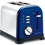 Morphy Richards 44740EE 950 W 9 Programlı 2 Dilim Hazneli Ekmek Kızartma Makinesi Mavi/Inox