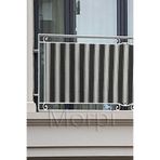morpi Balkon Demiri Perdesi Korkuluk Perdesi Her Ölçüde Boy X En Bağcıklı SİYAHBEYAZ