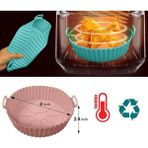 Morponi 2'Li Airfryer Silikon Pişirme Kabı 20 Cm