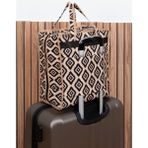 Morport Desenli 6 Bölmeli Ayakkabı Hurcu Seyahat Tipi Valiz Üstü (35X22X40) Keçe Kumaş