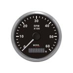Mors Devir Göstergesi Ve Motor Saati 6000rpm Siyah