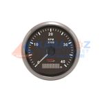 MORS DEVİR SAATİ 4000RPM SİYAH 100MM MOTOR SAATLİ 12-24V