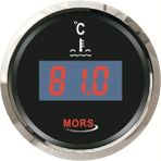 Mors Dijital Hararet Göstergesi 12-24V Siyah Çap: 55MM