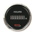 Mors Dijital Motor Zaman Saati 12-24V Siyah Çap: 55MM