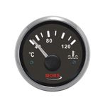 Mors Hararet 12-24V Çap 55MM Göstergesi Siyah