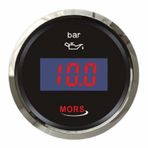 Mors Siyah 55 mm 12-24V Dijital Yağ Göstergesi