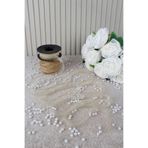 Mortex Altın Hilton Çizgili Şifon Kurdele 2.5 cm 20 mt-Bohça, Nikah, Nişan, Çeyiz, Hediye, Süsleme, Parti