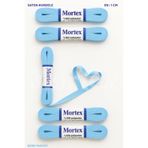 Mortex Bebe Mavi Saten Kurdele 1cm 10mt - Bohça, Nikah, Nişan, Çeyiz, Hediye, Süsleme İçin Kurdele