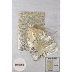 Mortex Gold Baskılı Tül Kese 20 Adet 24x34 Cm Kına, Havlu, Terlik, Seccade, Çeyiz, Hediye,Yasin,Yazma,Bohça