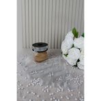 Mortex Gümüş Şifon Kurdele 2.5 cm 20 mt - Bohça, Nikah, Nişan, Çeyiz, Hediye, Süsleme, Doğum Günü, Parti
