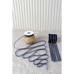 Mortex Lacivert Organze Tül Kurdele 1 cm 22 mt - Bohça, Nikah, Nişan, Çeyiz, Hediye, Süsleme, Parti