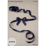 Mortex Lacivert Saten Kurdele 2 cm 10mt - Bohça, Nikah, Nişan, Çeyiz, Hediye, Süsleme, Doğum Günü, Parti
