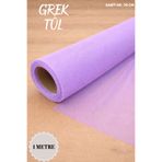 Mortex Lila İran Grek Tül Boy 1 Metre En 70 Cm - Nişan, Kına, Düğün, Bohça Kapı Doğum Parti Çeyiz Süslemesi