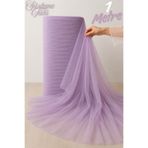 Mortex Lila Süsleme Tülü - Boy 1 MT, En Sabit 3 MT - Kına, Düğün, Söz, Nişan, Nikah, Bride, Kapı, Doğum Günü, Parti, El işi, Bohça Tülü, Çeyiz, Konvoy, Dekor, Gelin, Damat, Valiz, Hastane, Hediye Süslemesi