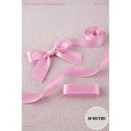Mortex Pembe Saten Kurdele 4 cm 10mt - Bohça, Nikah, Nişan, Çeyiz, Hediye, Süsleme, Doğum Günü, Parti