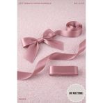 Mortex Pudra Saten Kurdele 4 cm 10mt - Bohça, Nikah, Nişan, Çeyiz, Hediye, Süsleme, Doğum Günü, Parti