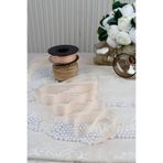 Mortex Somon Hilton Çizgili Şifon Kurdele 2.5 cm 20 mt - Bohça, Nikah, Nişan, Çeyiz, Hediye, Süsleme, Parti