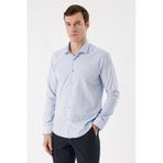 MORVEN Erkek A. MAVİ Basic Slim Fit Gömlek