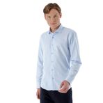 Morven Erkek A. Mavi Şamre Trend Slim Fit Gömlek