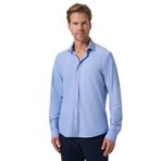 Morven Erkek A. MAVİ Trend Düz Slim Fit Tam İtalyan Yaka Gömlek