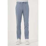 Morven Erkek A. MAVİ Yazlık Pamuk Yan Cep Slim Fit Chino Pantolon