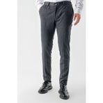 Morven Erkek Açık Gri Poliviskon Trend Desenli Slim Fit Classic Pantolon