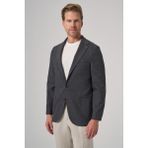 Morven Erkek Antrasit Yünlü Slim Fit Mono Yaka Ceket - 6 Drop - 48