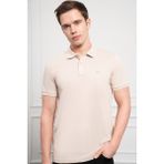 Morven Erkek Bej Basic Polo Yaka Dynamic Fit T-Shirt - XL