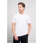Morven Erkek Beyaz Trend Bisiklet Yaka Dinamik Fit Pamuk T-Shirt - XL