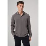 Morven Erkek Füme Trend Düğmeli Polo Yaka Sweatshirt