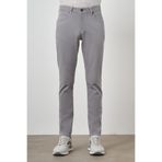 Morven Erkek Gri Pamuk 5 Cep Slim Fit Jean Kot Pantolon